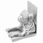Serre-livres 2 pcs - Argenté Aluminium - Sensuri Maison