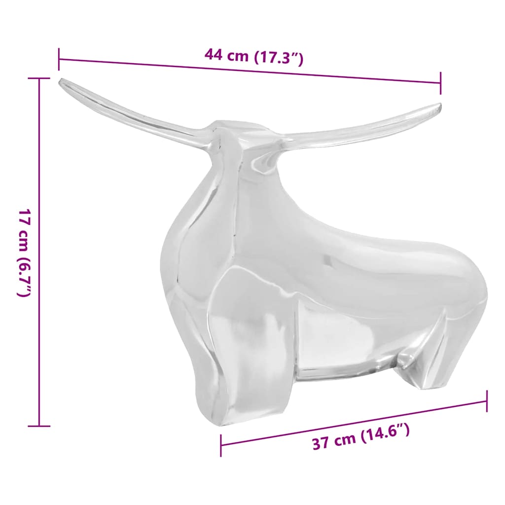 Sculpture de taureau   Aluminium - Imagem 15