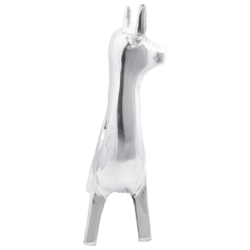 Sculpture Taureau Aluminium Argenté | Déco - Sensuri Maison