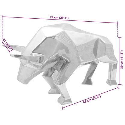 Sculpture de taureau   Aluminium - Imagem 8