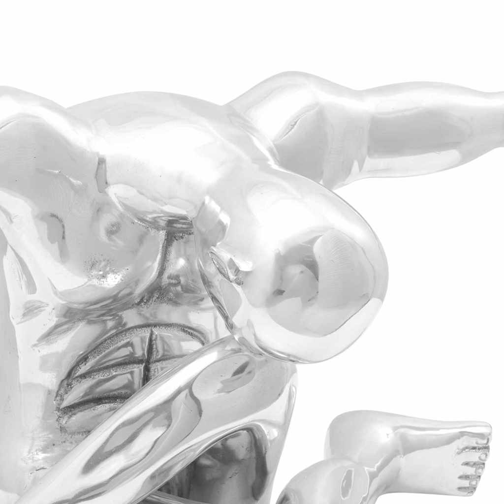 Sculpture Argenté  Aluminium - Imagem 11