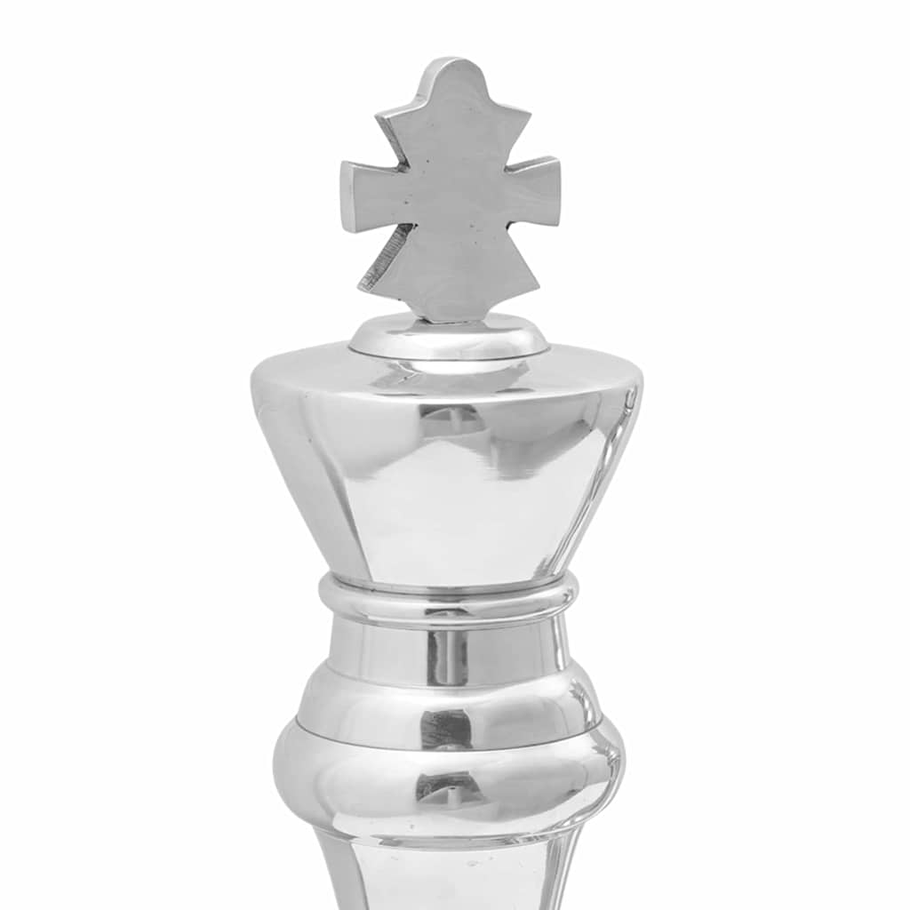 Sculptures 2 pcs Argenté  Aluminium - Imagem 6