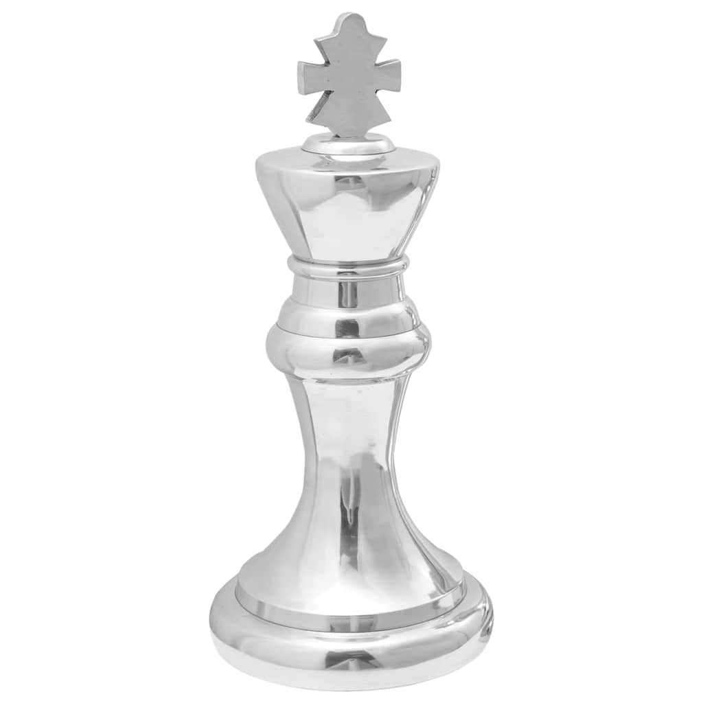 Sculptures 2 pcs Argenté  Aluminium - Imagem 1