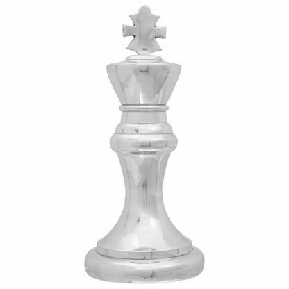 Sculptures 2 pcs Argenté  Aluminium - Imagem 5