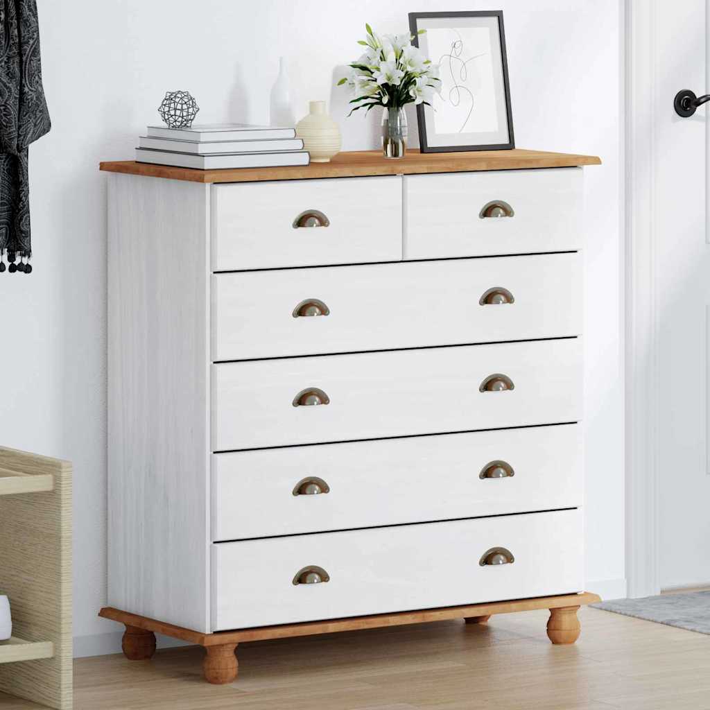 Commode ASKIM   Bois de pin massif - Imagem 4