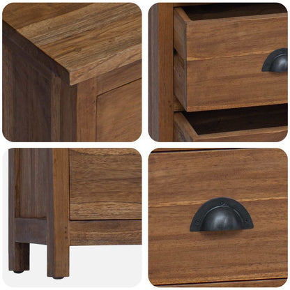 Commode avec tiroir   Bois de teck massif - Imagem 9