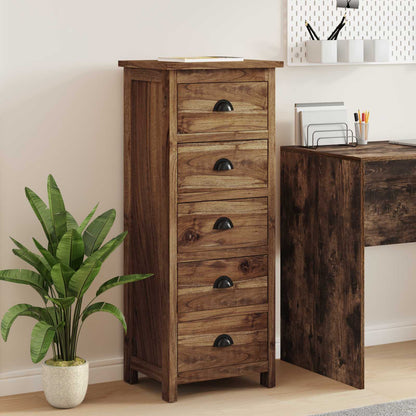 Commode avec tiroir   Bois de teck massif - Imagem 4