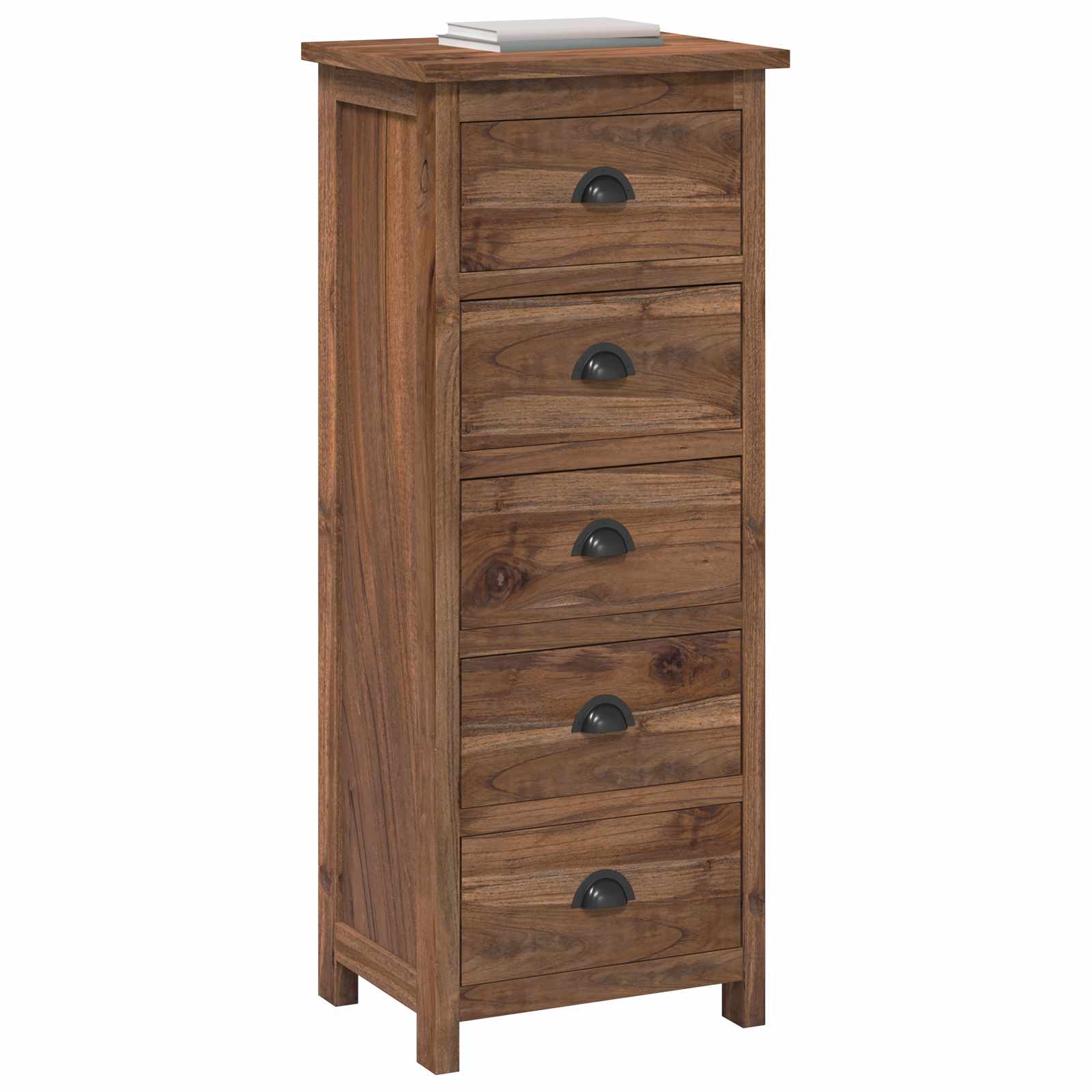 Commode avec tiroir   Bois de teck massif - Imagem 3