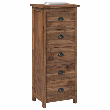 Commode avec tiroir   Bois de teck massif - Imagem 3