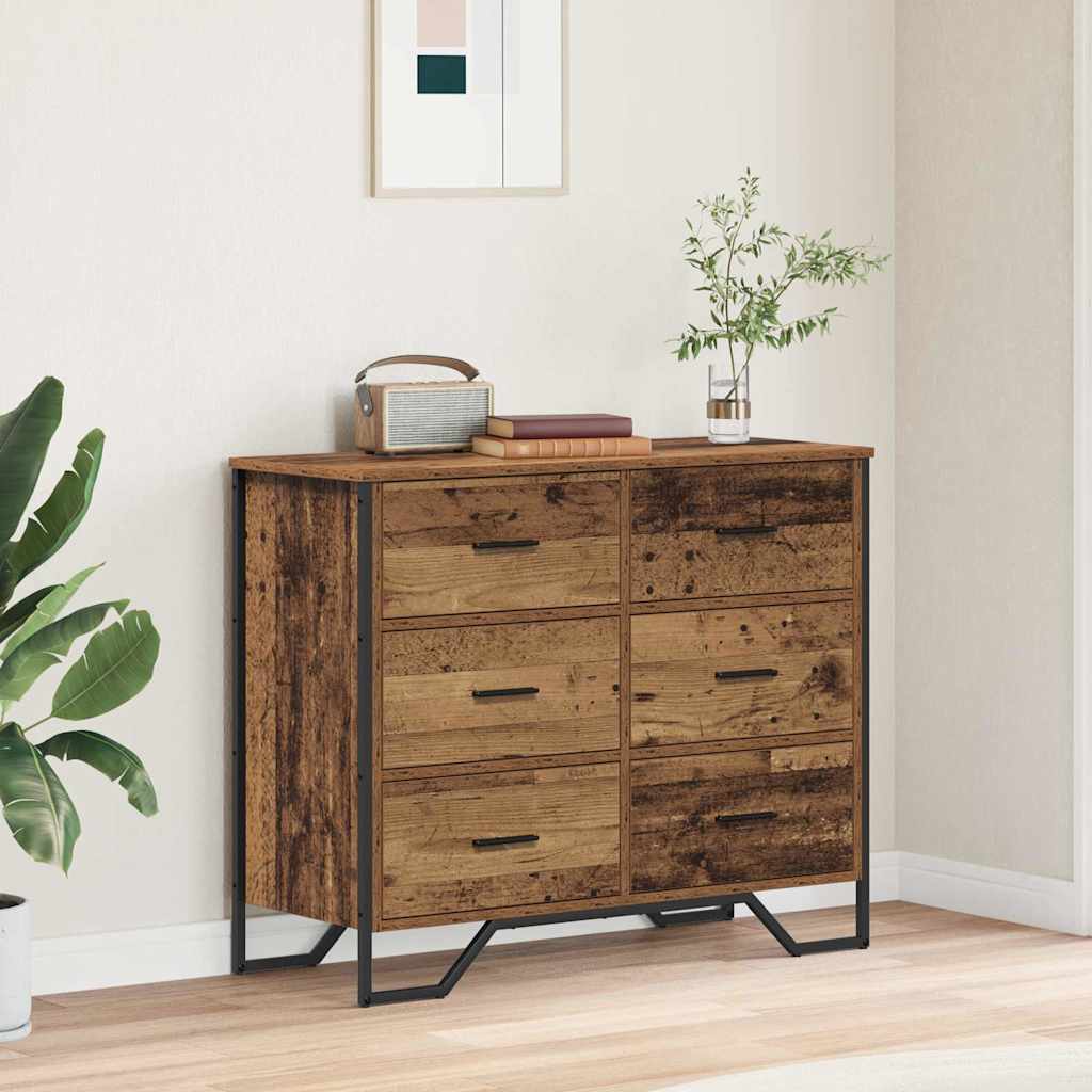 Commode avec tiroir 2 pcs Chêne artisanal - Imagem 12