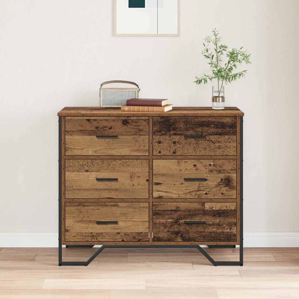 Commode avec tiroir 2 pcs Chêne artisanal - Imagem 15