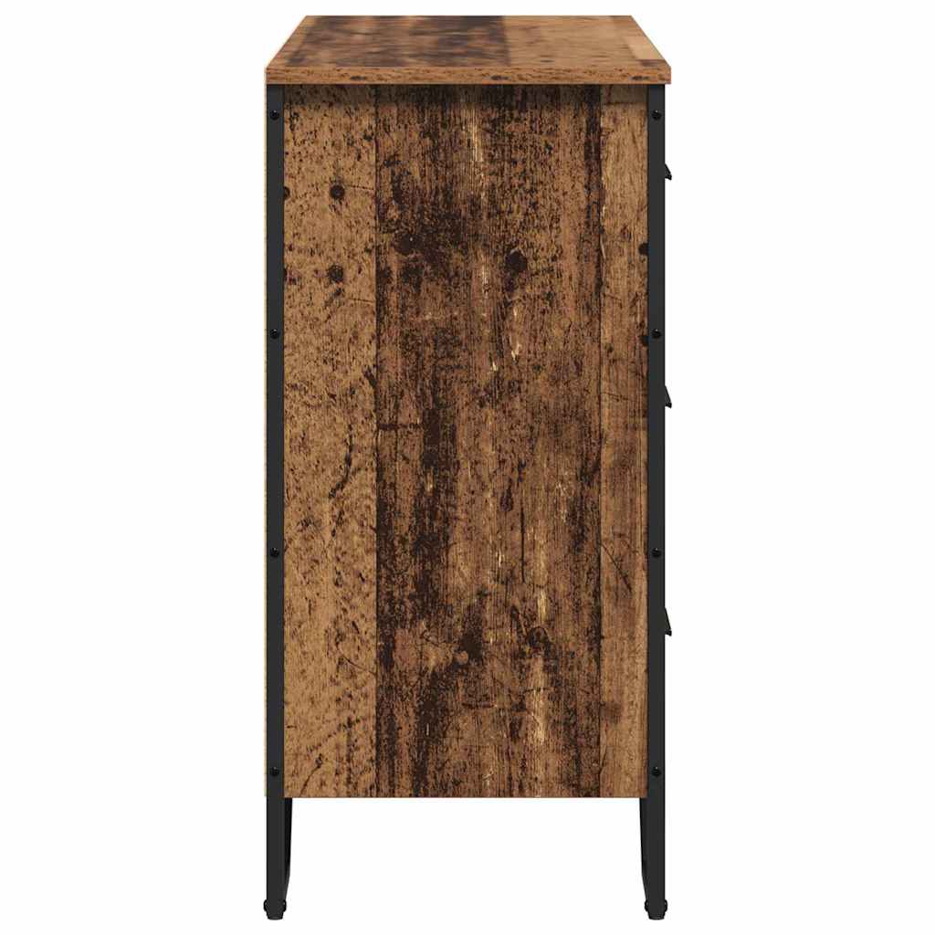 Commode avec tiroir 2 pcs Chêne artisanal - Imagem 18