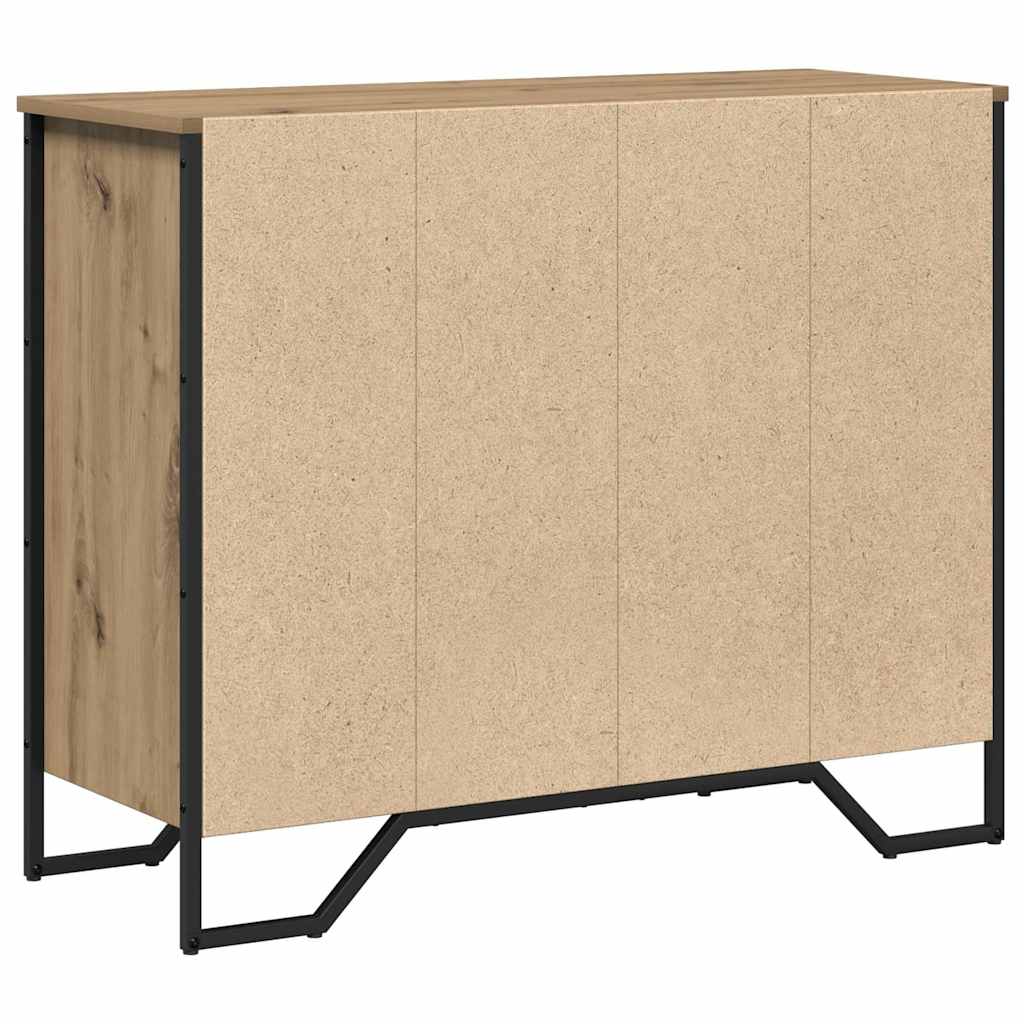 Commode avec tiroir 2 pcs Chêne artisanal - Imagem 8