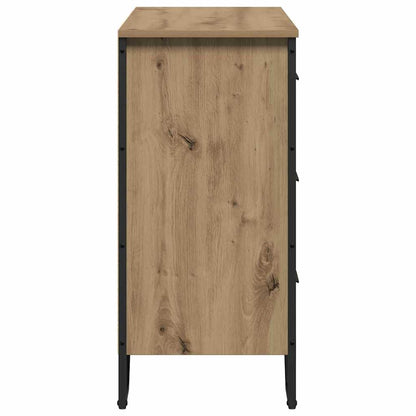 Commode avec tiroir 2 pcs Chêne artisanal - Imagem 7
