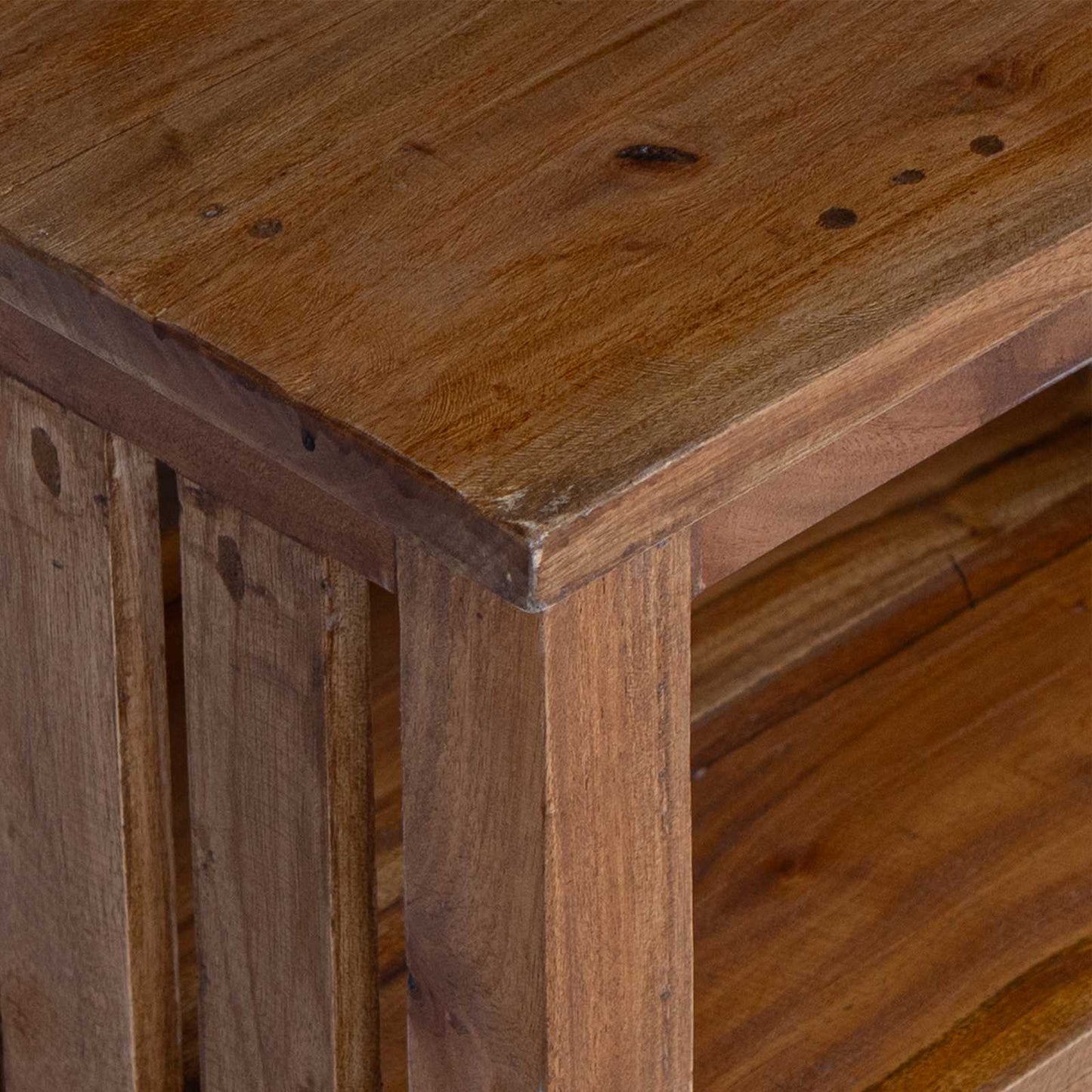 Table de chevet   Bois de Mahogany Massif - Imagem 10