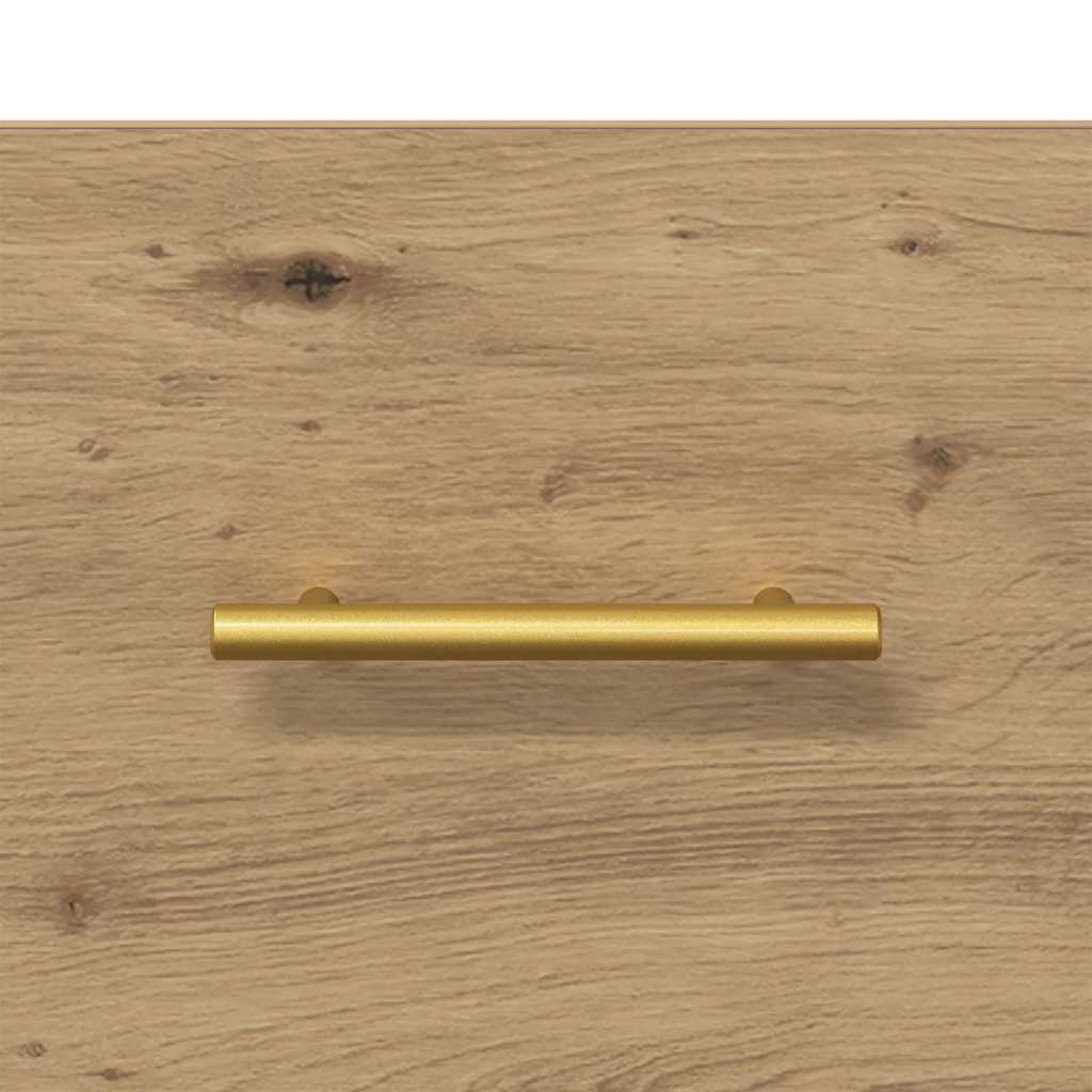 Cabinet de chevet avec tiroir Chêne artisanal - Imagem 10