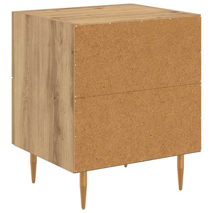 Cabinet de chevet avec tiroir Chêne artisanal - Imagem 8