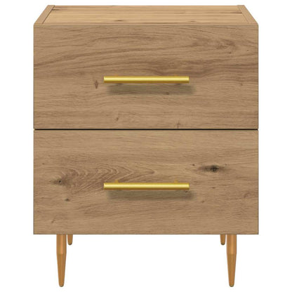 Cabinet de chevet avec tiroir Chêne artisanal - Imagem 6