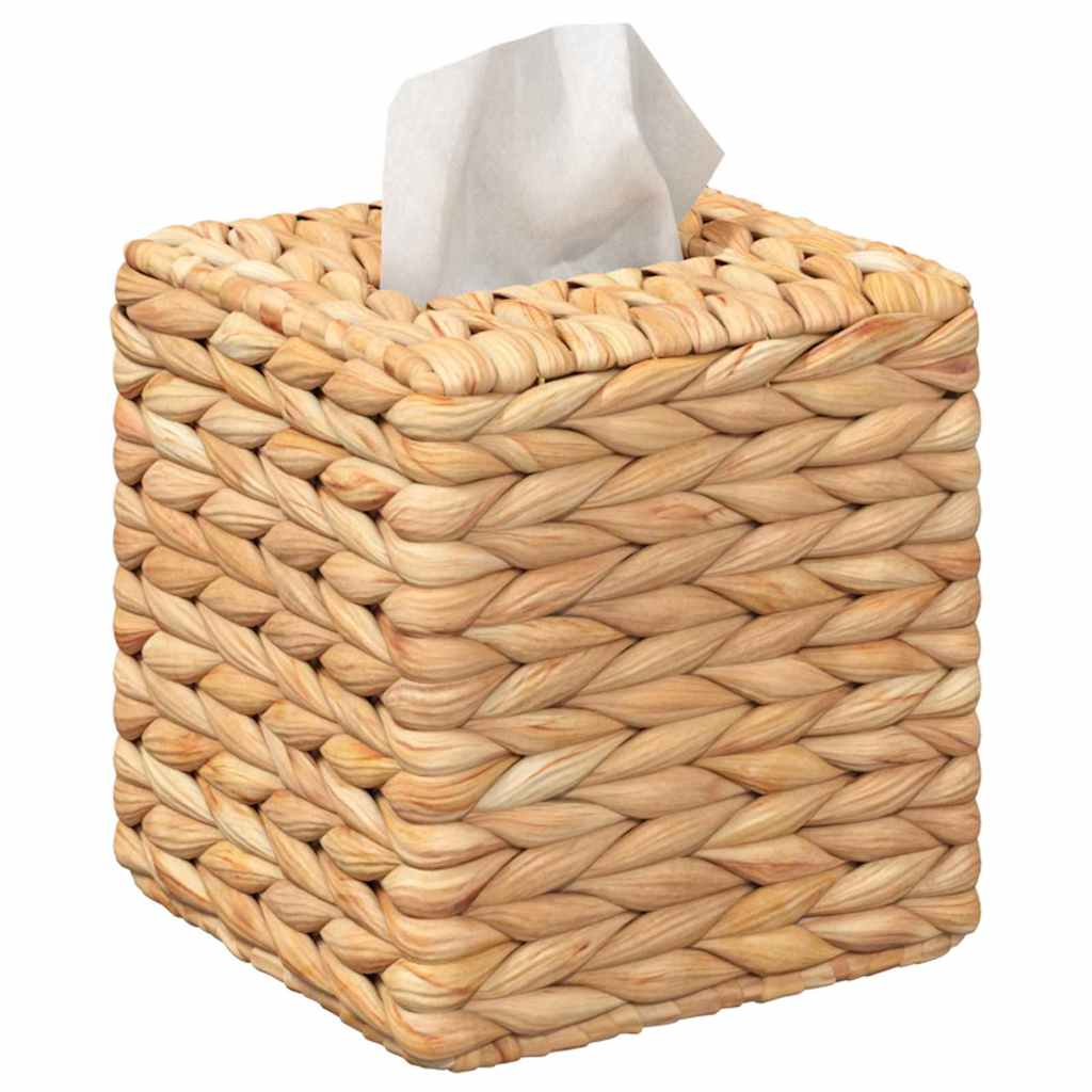 Housses de boîte à tissues 2 pcs Jacinthe d'eau Naturel - Imagem 3
