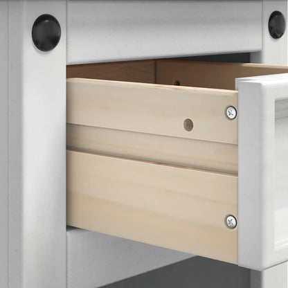 Table de chevet avec tiroir   Pin massif - Imagem 10