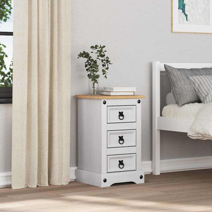 Table de chevet avec tiroir   Pin massif - Imagem 4