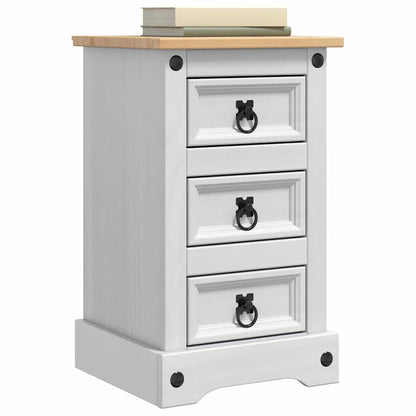 Table de chevet avec tiroir   Pin massif - Imagem 3