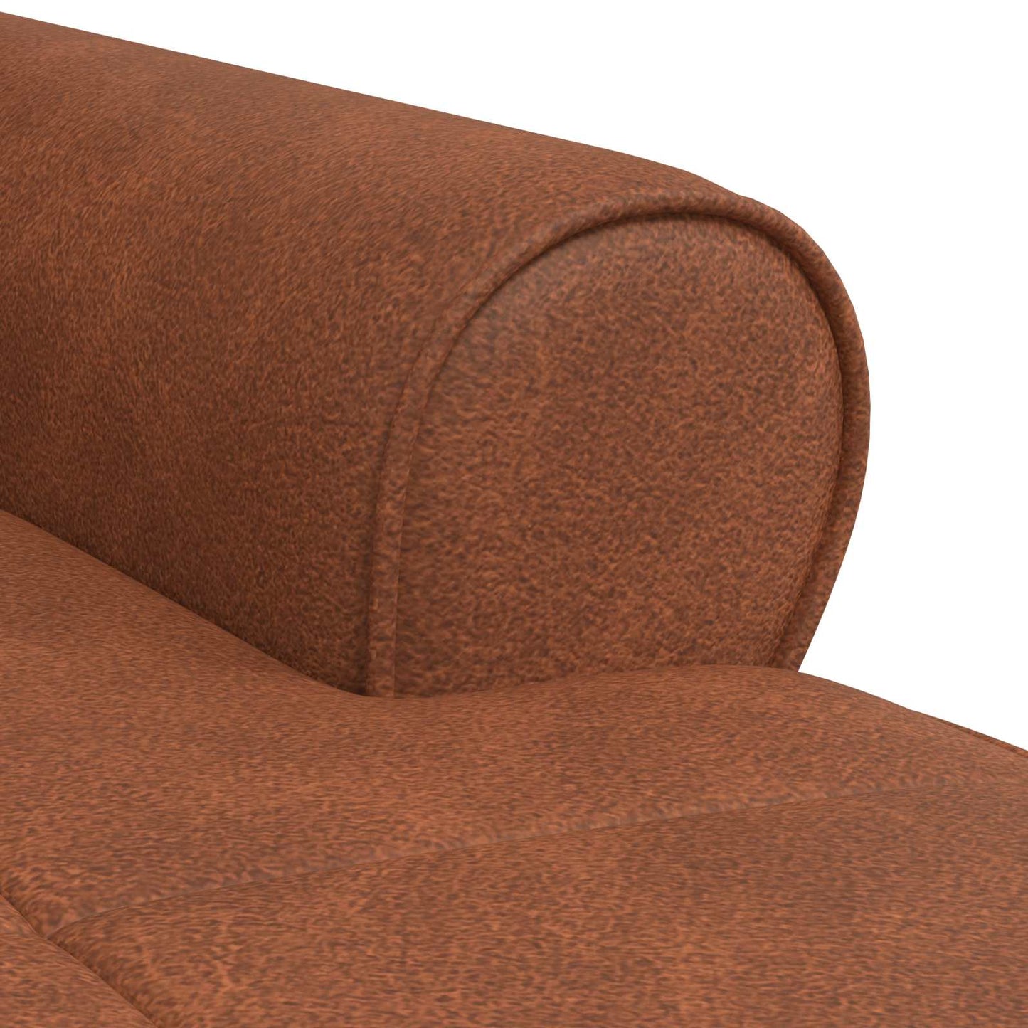 Chaise longue Brun Brillant  PU antique - Imagem 19