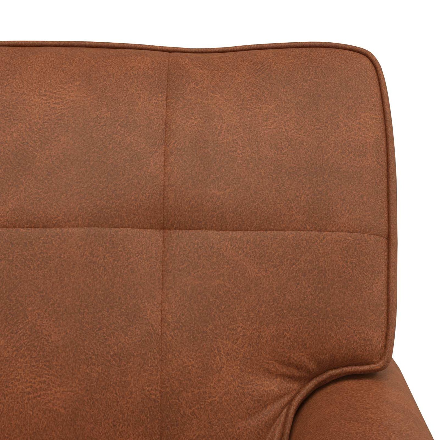 Chaise longue Brun Brillant  PU antique - Imagem 20
