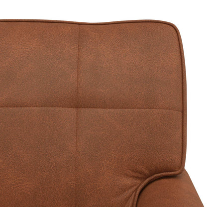 Chaise longue Brun Brillant  PU antique - Imagem 20