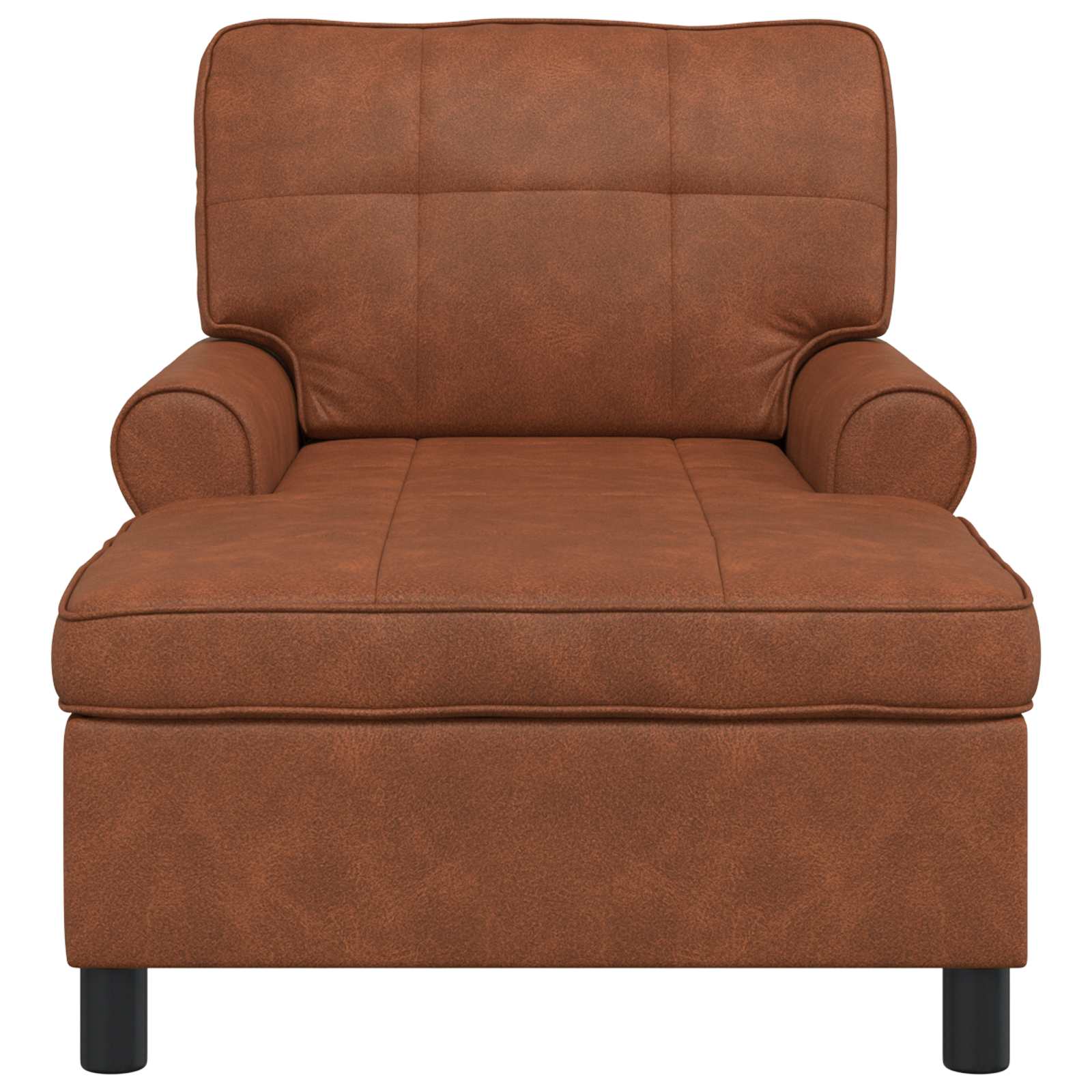 Chaise longue Brun Brillant  PU antique - Imagem 15