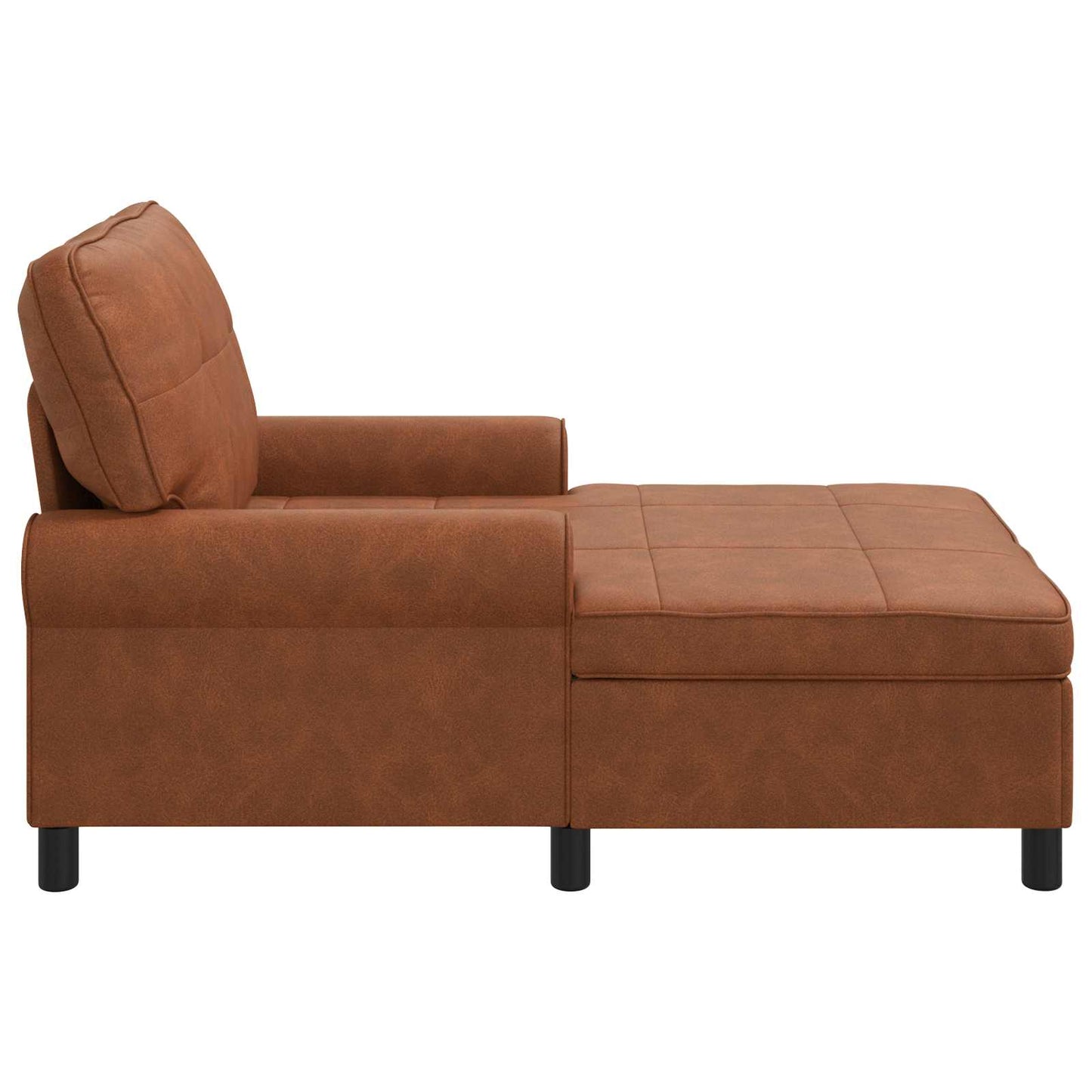Chaise longue Brun Brillant  PU antique - Imagem 16