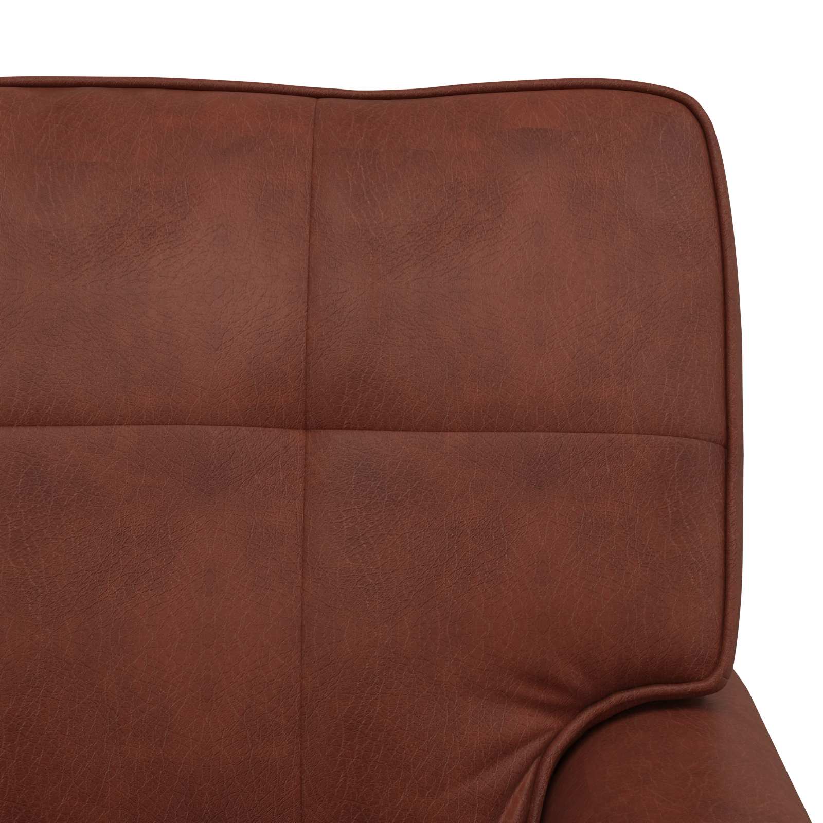 Chaise longue Brun Brillant  PU antique - Imagem 9