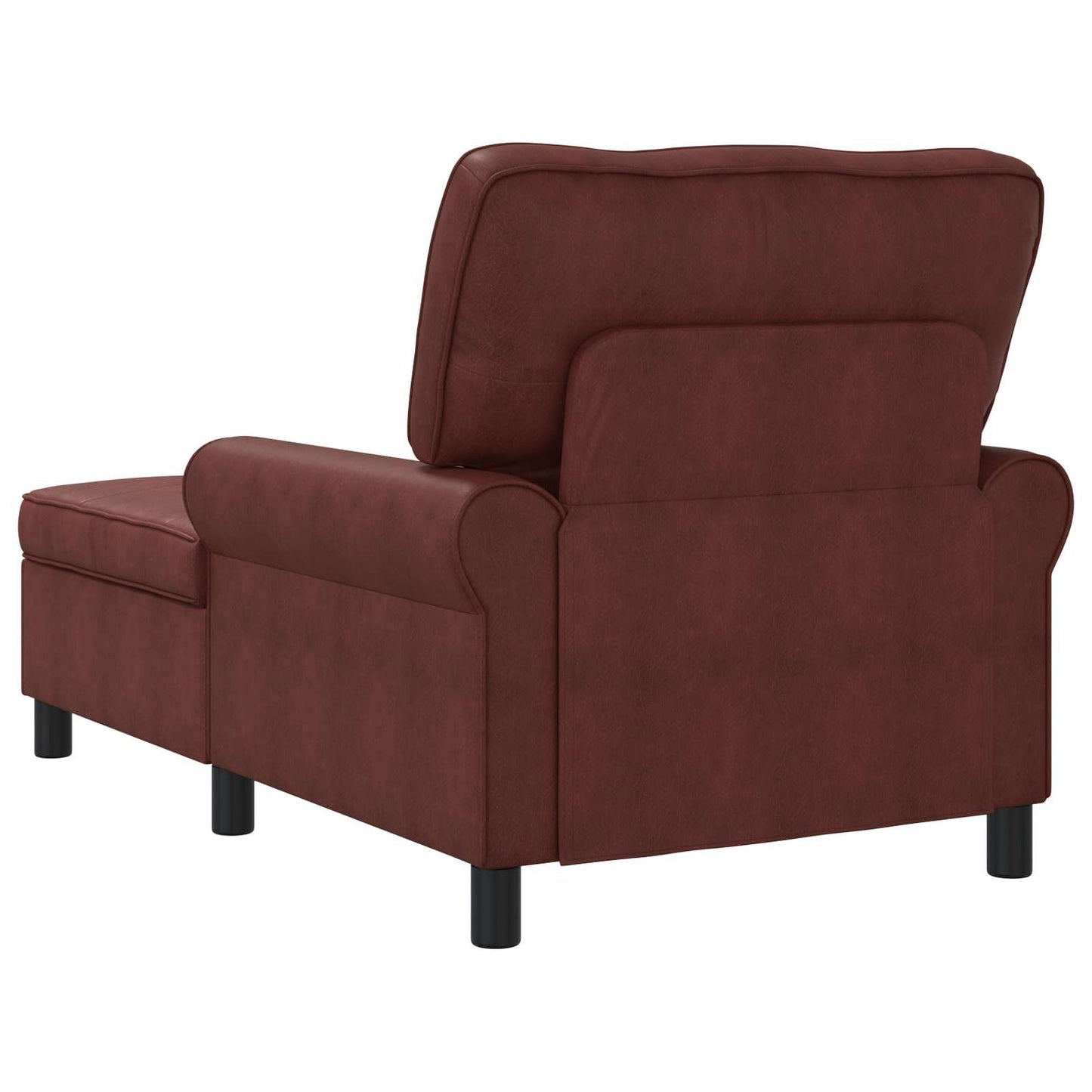 Chaise longue Brun Brillant  PU antique - Imagem 6