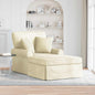 Chaise lounge avec jupe avec coussin - Imagem 1