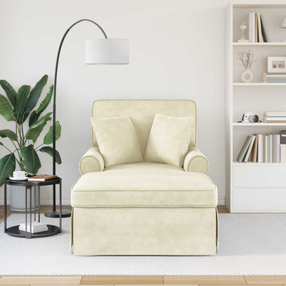 Chaise lounge avec jupe avec coussin - Imagem 3
