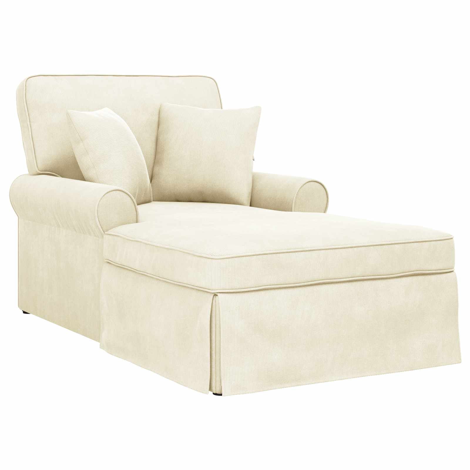 Chaise lounge avec jupe avec coussin - Imagem 2