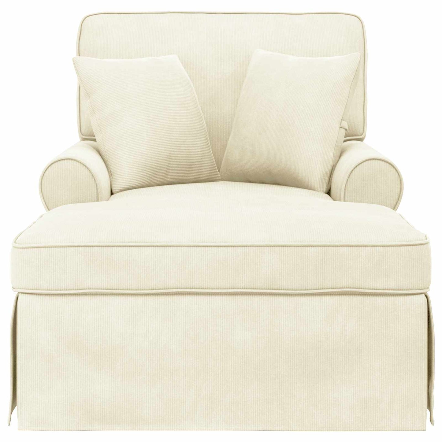 Chaise lounge avec jupe avec coussin - Imagem 4