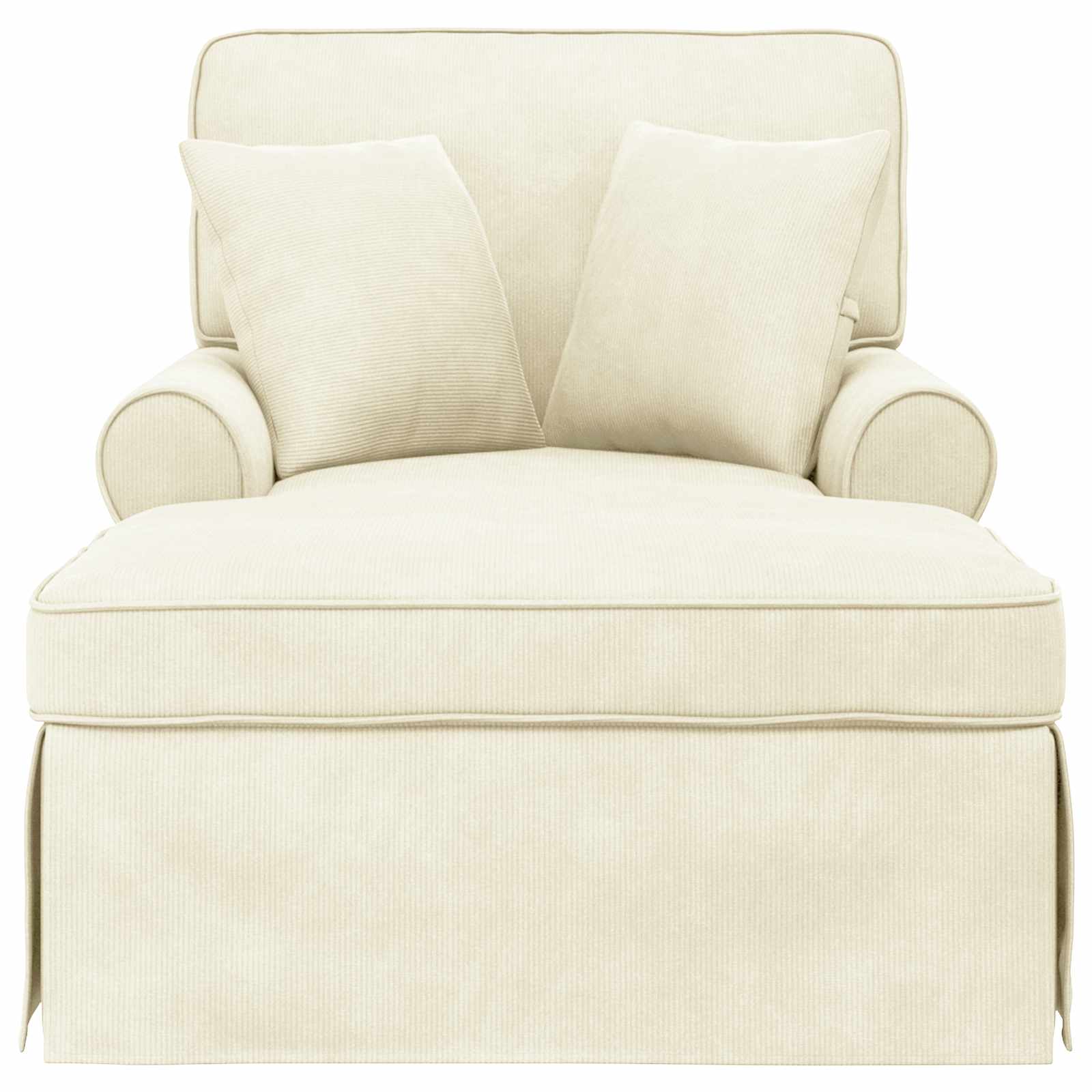 Chaise lounge avec jupe avec coussin - Imagem 4