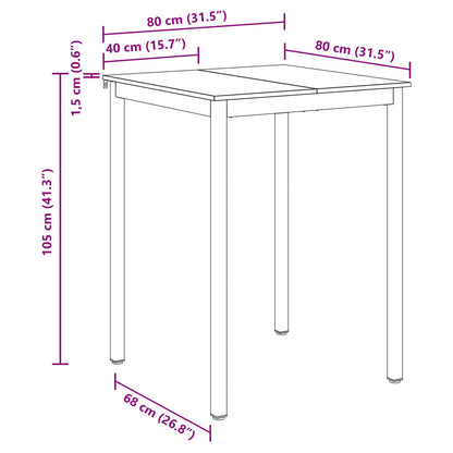 Table de salle à manger / Table de repas Bois d'ingénierie - Imagem 10