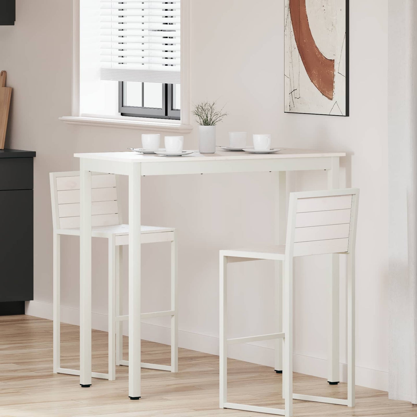 Table de bar   Bois de pin massif - Imagem 1