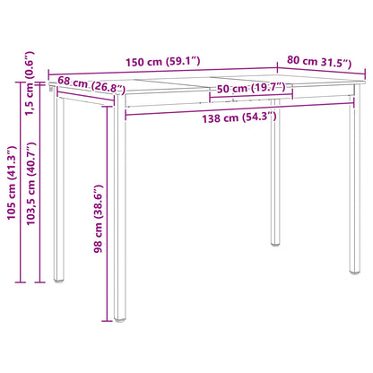 Table de bar /  Bois de pin massif - Sensuri Maison
