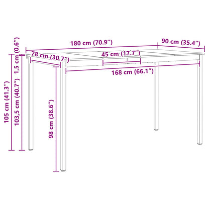Table de bar /  Bois de pin massif - Sensuri Maison