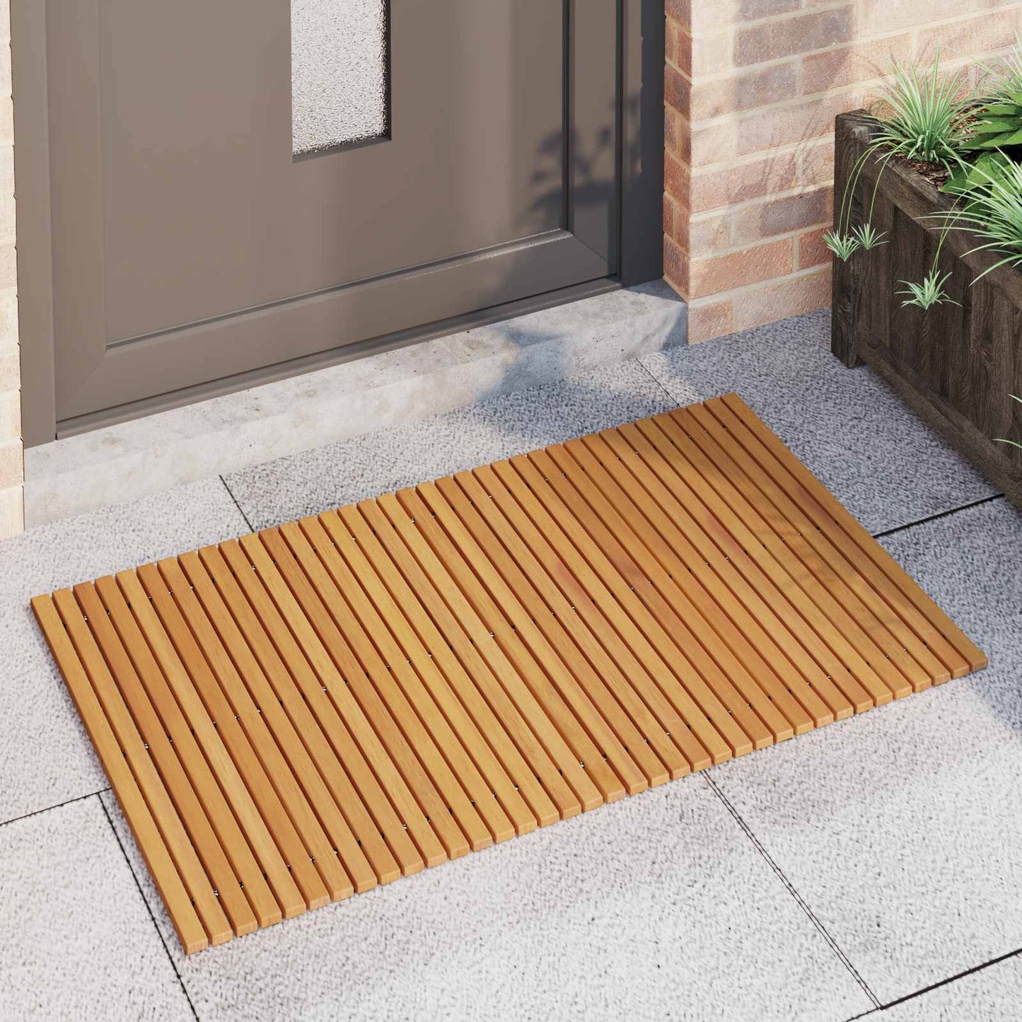Tapis de bain Uni   bois - Imagem 3