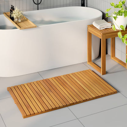 Tapis de bain Uni   bois - Imagem 1