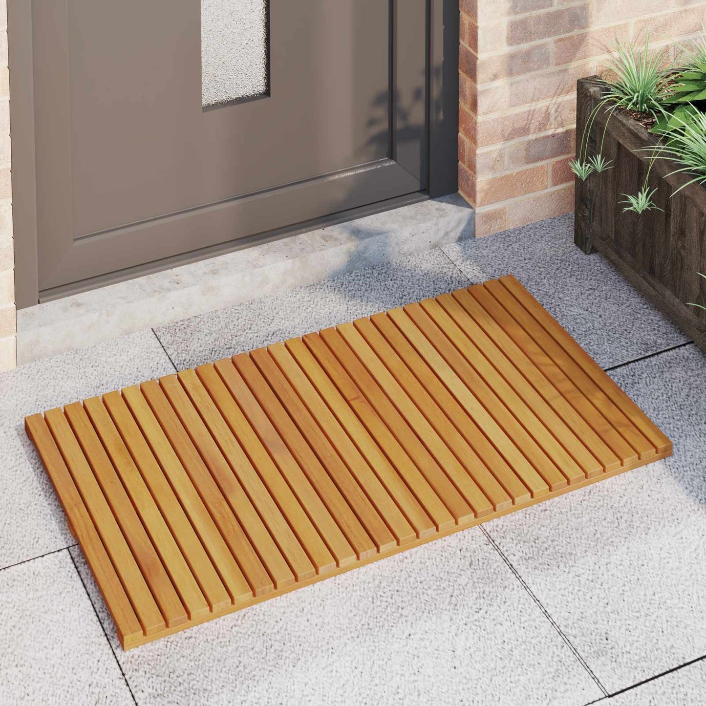 Tapis de bain Uni   bois - Imagem 3