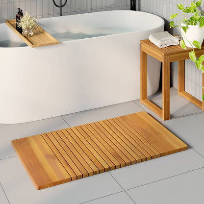 Tapis de bain Uni   bois - Imagem 1