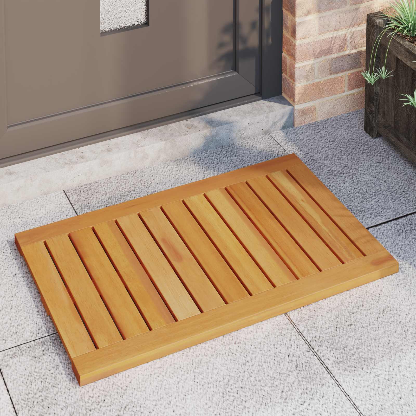 Tapis de bain Uni   bois - Imagem 3