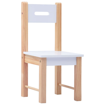 Ensemble de table et chaises pour enfants 3 pcs Noir et