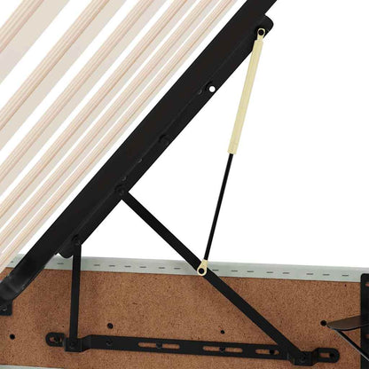 Lit avec rangement et LED   Velours - Imagem 8