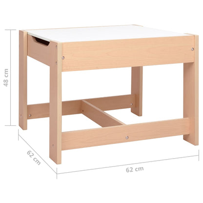 Table pour enfants avec 2 chaises MDF